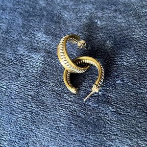 Silpada gold and silver earrings